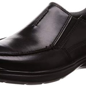Clarks Cotrell Free, Mocasines Hombre, Negro (Black Smooth Leather), 42.5 EU