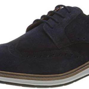 Clarks Chantry Wing, Zapatillas Hombre, Azul Marino, Ante, 43 EU