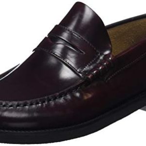 Fluchos | Mocasín de Hombre | Stamford F0047 Florentick Burdeos Zapato de Vestir | Mocasín de Piel de Vacuno de Primera Calidad | Cierre con | Piso de Goma Personalizado