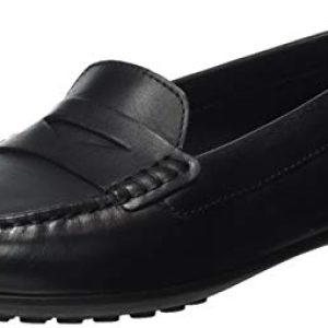 Geox D Elidia A, Mocasín Mujer, Negro, 40 EU