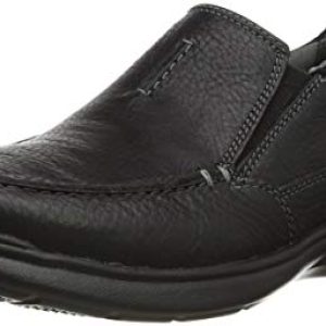 Clarks Cotrell Free, Mocasín Hombre, Black Oily Lea, 44 EU Wide