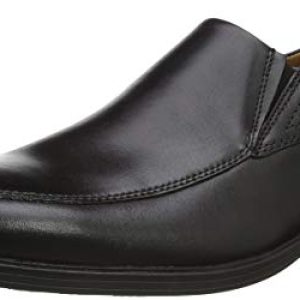 Clarks Whiddon Step, Mocasn Hombre, Piel Negra, 45 EU