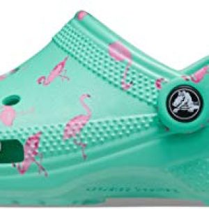 Crocs Classic Vacay Vibes Clog Unisex Adulta Zoccoli, Rosa (Flamingo), 41/42 EU