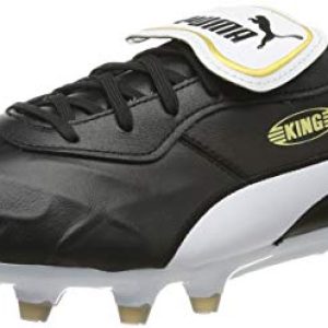 PUMA King Top FG, Zapatillas de Fútbol Unisex Adulto, Negro Black White, 36 EU