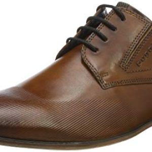 bugatti 312420162100, Zapatos de Cordones Derby Hombre, Marrón (Cognac 6300), 43 EU