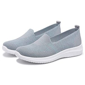 Minjet Zapatos Casuales para Caminar para Mujer Zapatillas sin Cordones Transpirable Ligero Fitness Sneakers