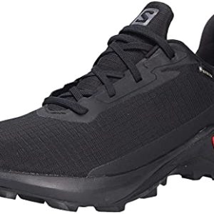 Salomon Alphacross 3 Gore-Tex (impermeable) Hombre Zapatos de trail running, Negro (Black/Black/Black), 40 2/3 EU