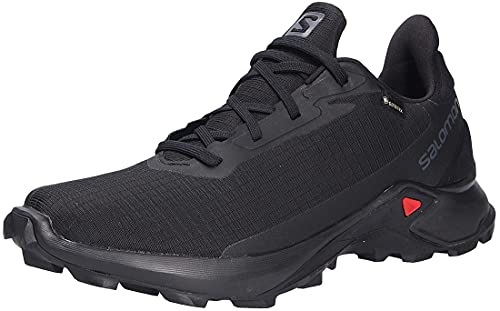 Salomon Alphacross 3 Gore-Tex (impermeable) Hombre Zapatos de trail running, Negro (Black/Black/Black), 40 2/3 EU