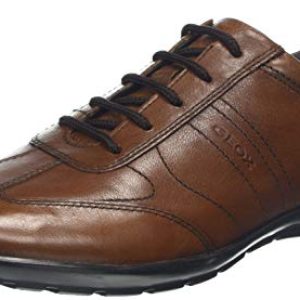 Geox UOMO Symbol B, Piso Oxford Hombre, Brown, 43.5 EU
