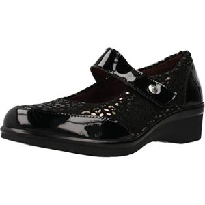 Pitillos Zapatos Cordones Mujer 6316P para Mujer Negro 40 EU