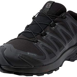 Salomon XA Pro 3D V8 Gore-Tex (impermeable) Hombre Zapatos de trail running, Negro (Black/Black/Black), 46 2/3 EU