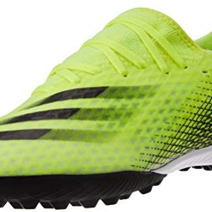adidas X GHOSTED.3 TF, Zapatillas de fútbol Hombre, Amasol/NEGBÁS/AZUREA, 44 EU