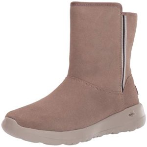 Skechers On-the- Go Joy, Botas Altas Mujer, Morado (Dark Taupe Suede Dktp), 38 EU