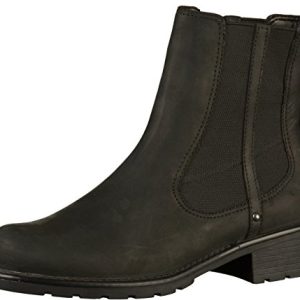 Clarks Orinoco Club, Botas Chelsea para Mujer, Negro (Black Leather), 41 EU