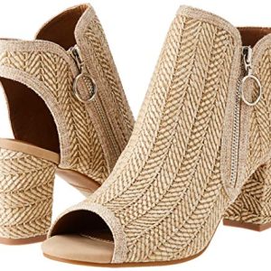 Refresh 72654, Botas Cortas al Tobillo Mujer, Beige, 36 EU