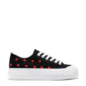 D.Franklin Zapatillas Mujer Casual One Way Low from Heart Negro – Zapatillas de Vestir para Mujer – Moda Casual – Talla (37) – Modelo One-Way