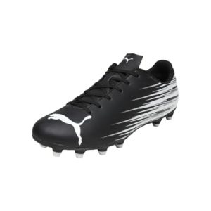 PUMA Attacanto II FG/AG, Zapatillas de fútbol Hombre, Negro, Blanco, 43 EU