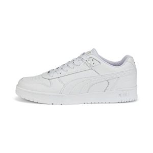 PUMA Rbd Game Low, Zapatillas de Deporte Unisex adulto, Puma White Puma White Puma Team Gold, 39 EU