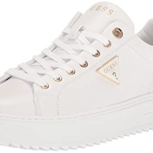 GUESS Denesa, Zapatillas Mujer, Blanco 145, 38.5 EU