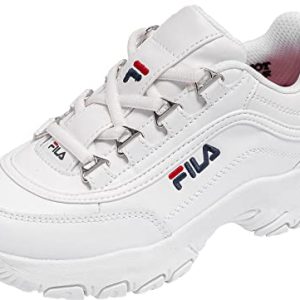 FILA Strada Kids, Zapatillas de Deporte Unisex niños, Blanco, 38 EU