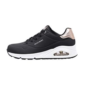 Skechers Uno – Golden Air, Zapatillas Mujer, Negro, 37 EU