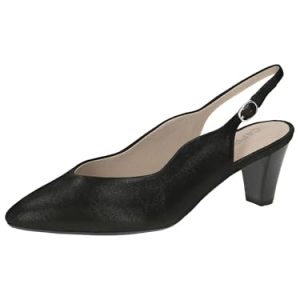 Caprice Zapatos de tacón de Mujer de Piel, Color Negro., 38 EU