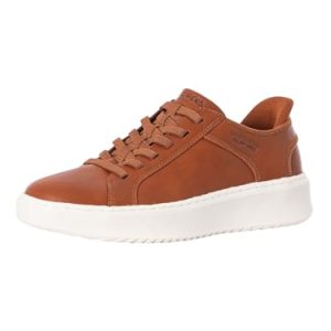 Skechers Hombre Zapatillas De Deporte para Romper La Cancha, Cognac, 41 EU