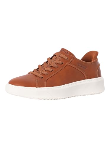 Skechers Hombre Zapatillas De Deporte para Romper La Cancha, Cognac, 41 EU