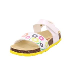 Superfit Fussbettpantoffel, Mule, Blanco Amarillo 1000, 24 EU