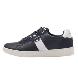 Koroshi Zapatilla Casual Sneaker con Cordones para Hombre | Ropa Casual, de Color Navy, Talla 43