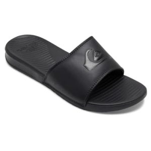 Quiksilver Sandalia Bright Coast para hombre, negro (Solid Black), 45 EU