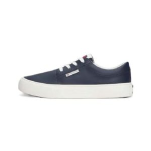 Tommy Jeans Sneaker vulcanizadas Hombre Skater Derby calzado, Azul (Dark Night Navy), 46