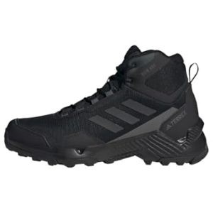 adidas Hombre Eastrail 2.0 Mid RAIN.RDY Waterproof Hiking Shoes, Core Black / Carbon / Grey Five, 43 1/3 EU