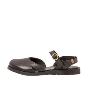 El Naturalista N5874 Arenisca, Sandalias Planas Mujer, Negro, 36 EU Ancho