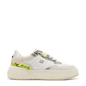 D.Franklin Zapatillas Deportivas Mujer Court Stich Blancas/Multi – Zapatillas de Vestir para Mujer – Moda Casual – Talla (37) – Modelo Court