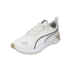PUMA – SOFTRIDE Harli WNS Hybrid Skins, Zapatillas para Correr de Carretera Femenino, Warm White-Desert Dust,