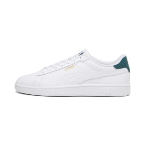 PUMA Smash 3.0 L, Zapatillas Unisex adulto, White Malachite Gold, 44 EU
