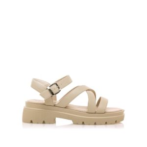 MTNG Sandalias Planas Mujer Zuri 51891 | 60273 | GUANSHUN Crema