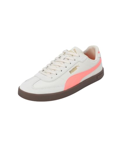 Puma Unisex Adults Club II ERA Sneaker, Alpine Snow-Fluro Peach PES-Gum, 43 EU
