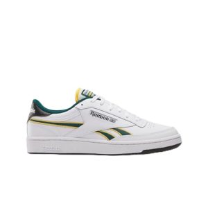 Reebok Club C Revenge, Zapatillas de Deporte, Unisex Adulto, White Fiercegold Clgtgreen, 37.5 EU