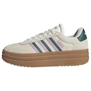Adidas Mujer VL Court Bold Shoes, Off White/Collegiate Green/Bliss Lilac, 38 EU