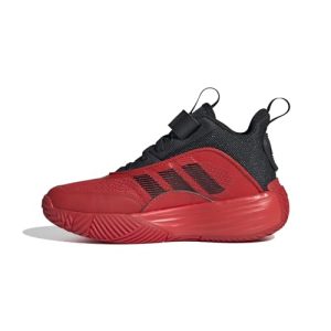 Adidas – Ownthegame 3.0 Shoes, Zapatillas Medias Que no Son de fútbol, Core Black/Red/Red,