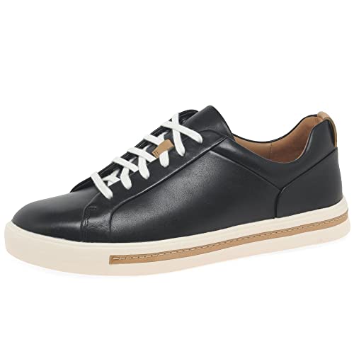 Clarks Un Maui Lace, Zapatillas Mujer, Negro (Black Leather), 37 EU