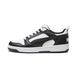 PUMA Rebound V6 Low, Zapatillas Unisex adulto, Puma White Puma Black Puma White, 44.5 EU
