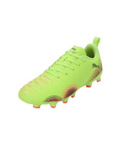 Puma - Future 8 Play FG/AG JR, Zapatillas de fútbol Unisexo, Yellow Alert-Puma Black-Sun Struck,