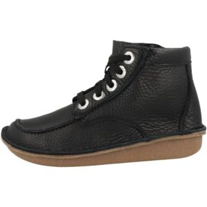 Clarks Women’s Funny Cedar Fashion Boot, Piel negra, 38 EU