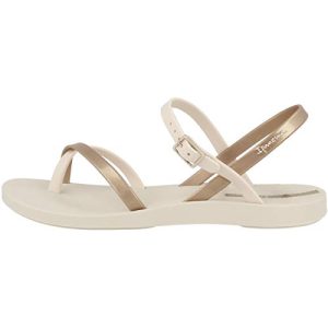 Ipanema Fashion Sandal VIII 82842, Sandalia Mujer, Beige Dorado, 39 EU Estrecho