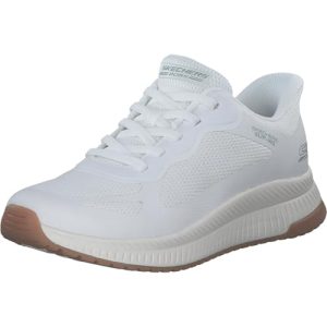Skechers – Bobs Squad 4 Staple Look, Zapatillas Mujeres, White,