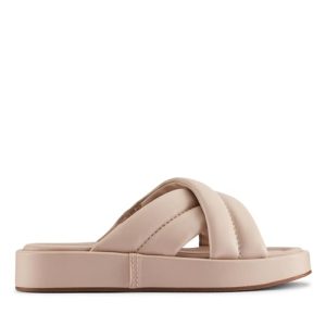 Clarks Alda Glide, Sandalias deslizantes Mujer, Light Pink Lea, 37.5 EU