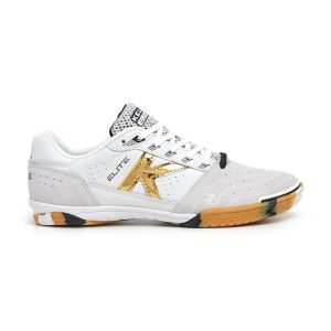 KELME Zapatillas De Fútbol Sala Elite Special Player Blanco-Oro-Negro Talla 41